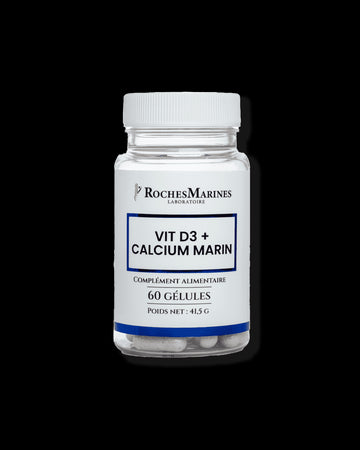 Vitamine D3 + Calcium Marin - Santé Osseuse