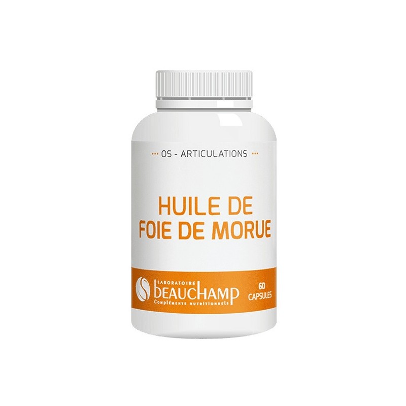 Huile de Foie de Morue Pure - Oméga 3 & Vitamines