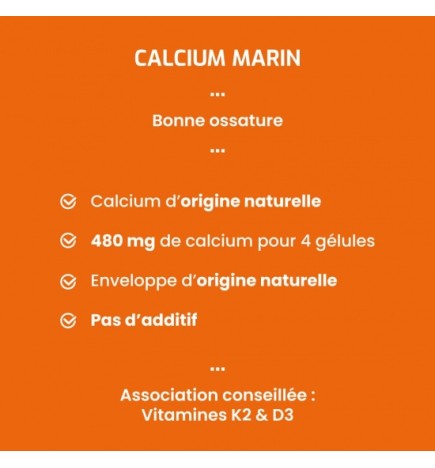 Calcium Marin Naturel - Force Osseuse