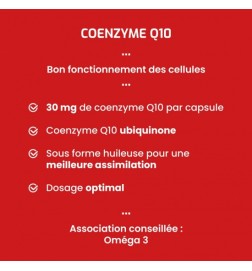 Coenzyme Q10 30mg - Forme Huileuse Optimale