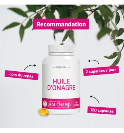 Huile d'Onagre Premium - Confort Féminin & Beauté