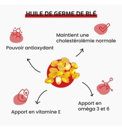 Huile de Germe de Blé | Source Naturelle d'Omégas | Viapure