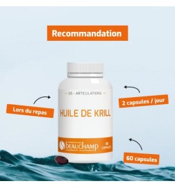 Huile de Krill - Oméga 3 & Antioxydants