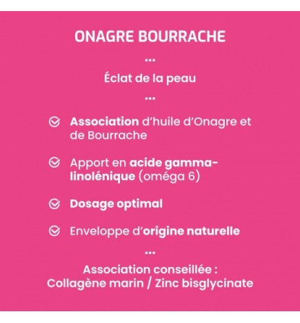 Duo Onagre & Bourrache Premium - Éclat de la Peau