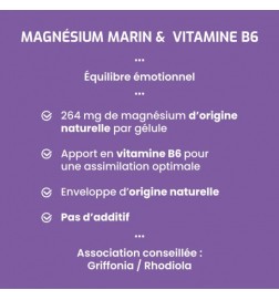 Magnésium Marin & Vitamine B6 - Équilibre & Vitalité