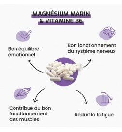 Magnésium Marin & B6 | Anti-fatigue Naturel | Viapure