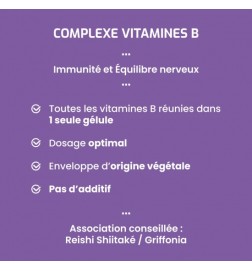 Complexe Vitamines B | Anti-fatigue & Immunité | Viapure