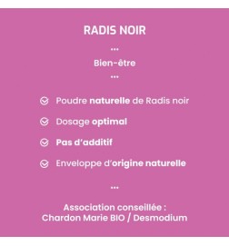 Radis Noir Bio - Bien-être Digestif