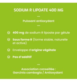 Sodium R-Lipoate | Antioxydant Haute Absorption | Viapure