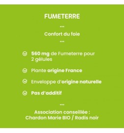 Fumeterre Française - Confort Hépatique