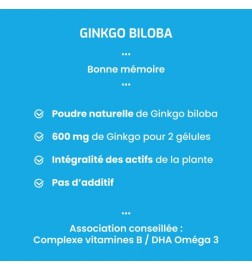 Ginkgo biloba - Mémoire & Concentration