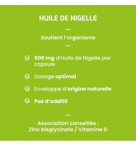 Huile de Nigelle d'Égypte - Cumin Noir