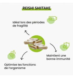 Reishi Shiitake | Champignons d'Asie & Sélénium | Viapure