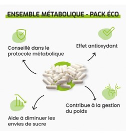 Pack Métabolique MAXI | Dosage Renforcé 400mg | Viapure