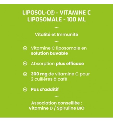 Pack Vitamine C Liposomale LIPOSOL-C® - 3+1 GRATUIT