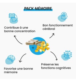 Pack Mémoire | DHA Oméga 3 & Ginkgo | Viapure