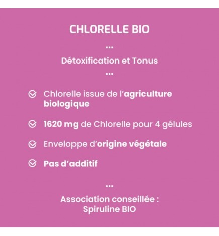 Chlorelle BIO Premium - Vitalité & Détox