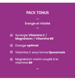 Pack Tonus | Vitamine C Liposomale & Magnésium Marin | Viapure