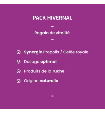 Pack Hivernal - Propolis & Gelée Royale