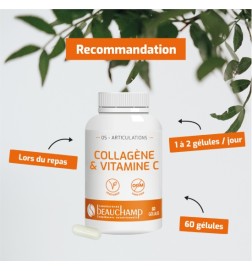 Collagène végétarien et Vitamine C | Articulations | Viapure