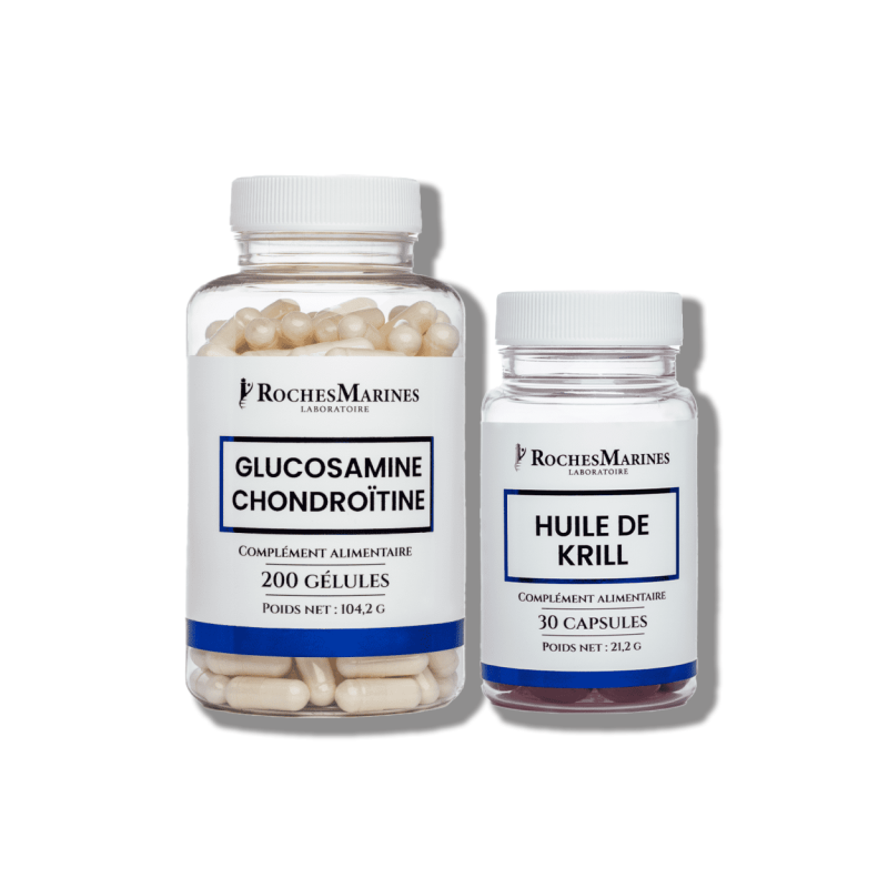 Pack Confort Articulaire - Glucosamine Chondroïtine & Huile de Krill