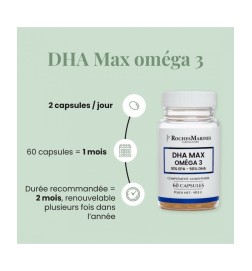 DHA max Oméga 3 | Haute Concentration en DHA | Viapure