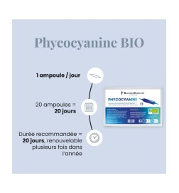 Phycocyanine BIO 5 g/L - Extrait Pur de Spiruline