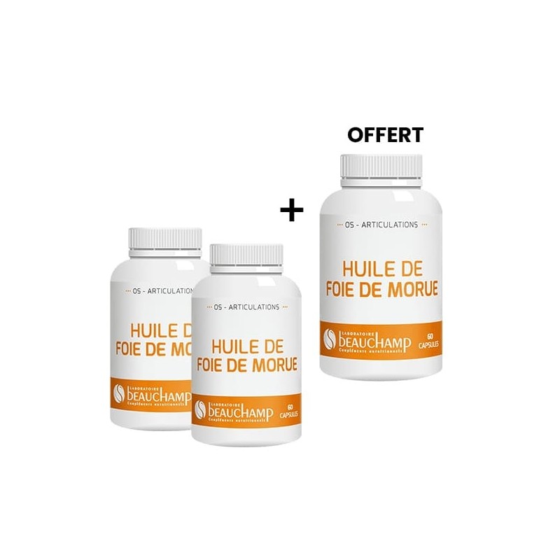 Pack Huile de Foie de Morue Premium (2+1 OFFERT)