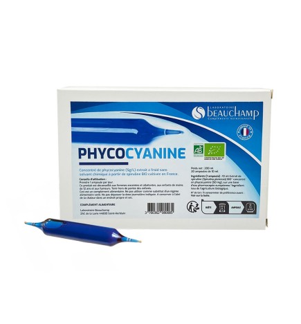 Phycocyanine BIO Premium - Or Bleu de la Spiruline (5g/L)