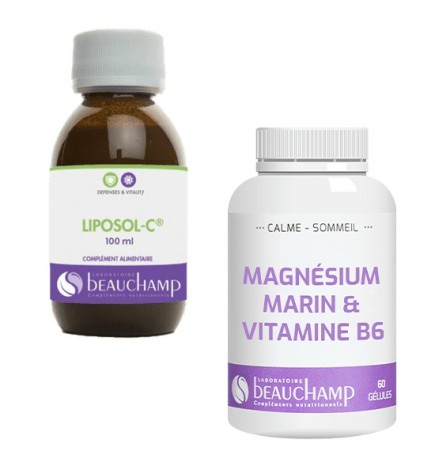 Pack Tonus | Vitamine C Liposomale & Magnésium Marin | Viapure