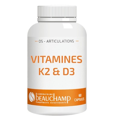 Vitamines K2 & D3 | Formule Optimale Os | Viapure