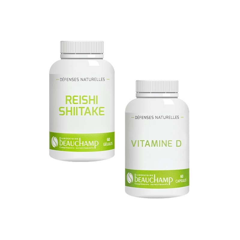 Pack Immunité - Reishi Shiitaké & Vitamine D