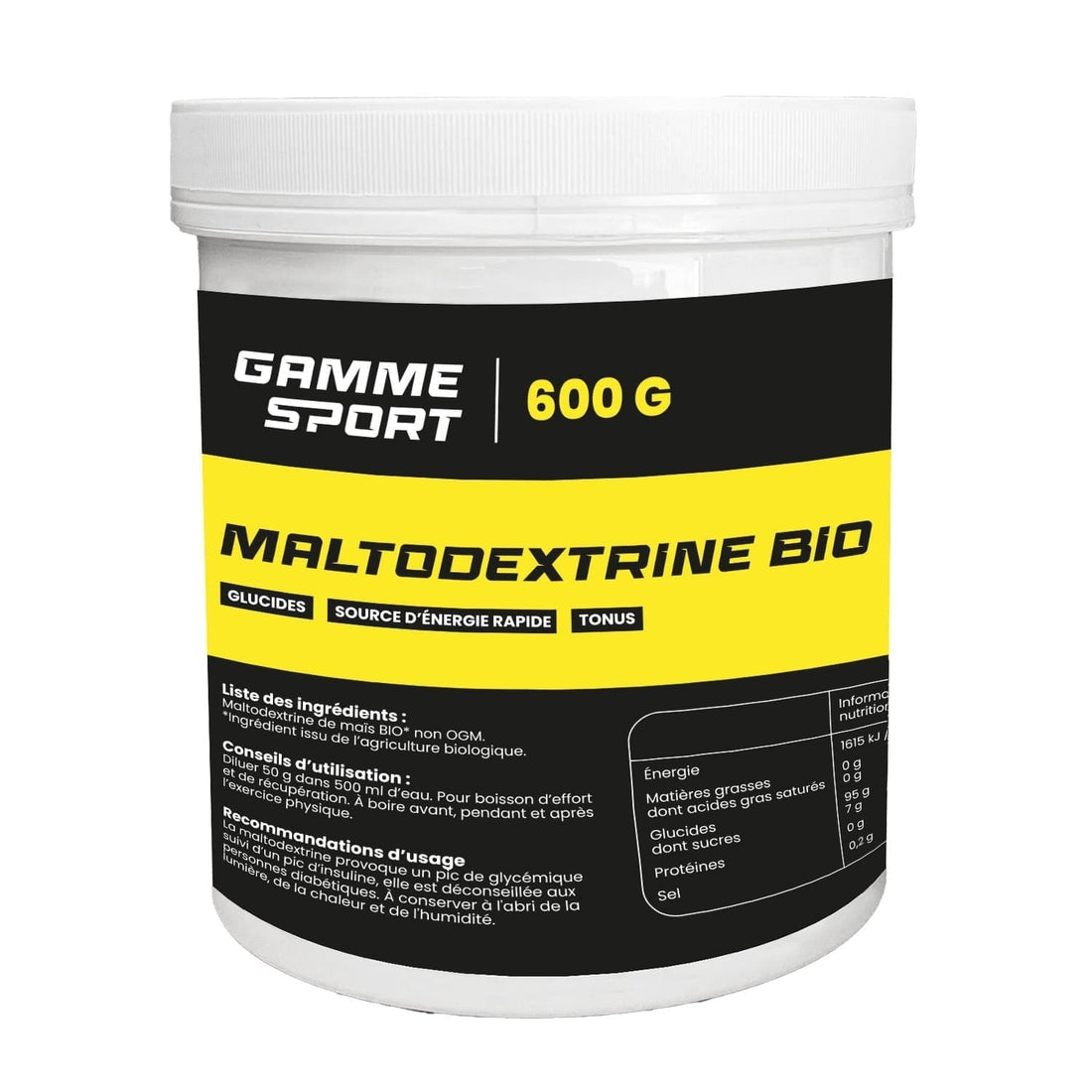 Maltodextrine BIO Sport - Énergie & Performance - myviapure