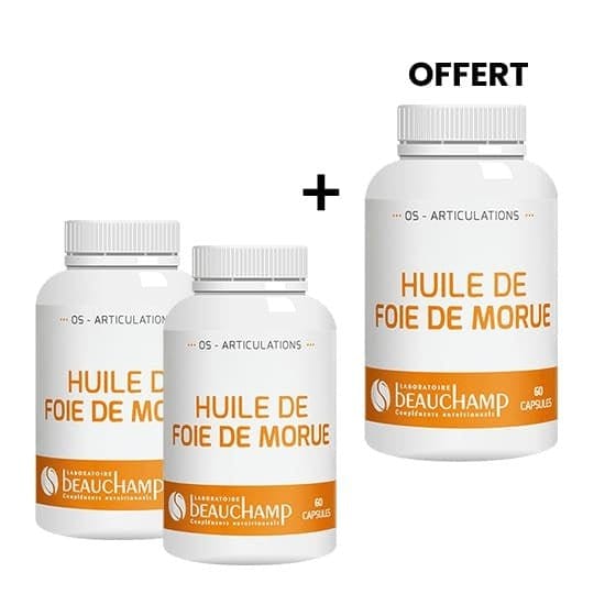 Pack Huile de Foie de Morue Premium (2+1 OFFERT) - myviapure