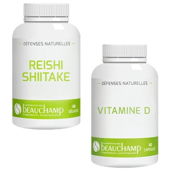 Pack Immunité - Reishi Shiitaké & Vitamine D - myviapure